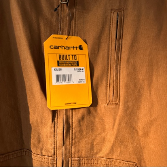 NWT Carhartt Women's Rugged Flex Relaxed Fit Canvas Jacket Size XXL - Picture 8 of 9